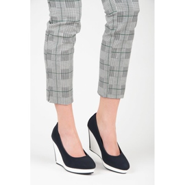 Vices Mornarskoplave cipele na klin plava 2