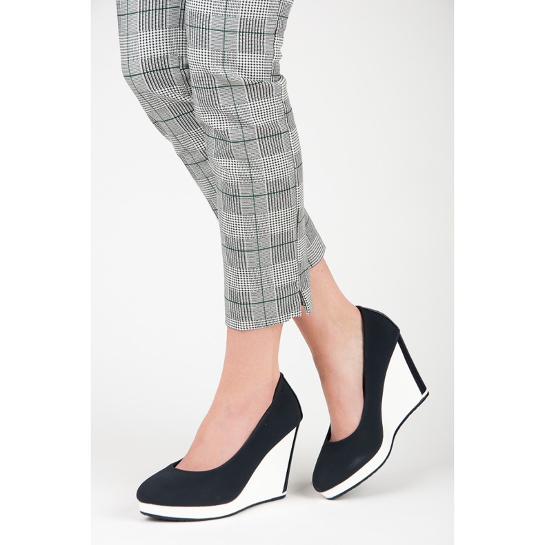 Vices Mornarskoplave cipele na klin plava 1