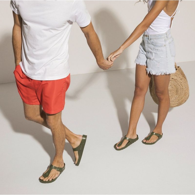 Muški flip -flops Birkenstock Gizeh Eva 1019143 Green zelena 5