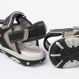 Shelvt Sandale crnih dječaka crna 1