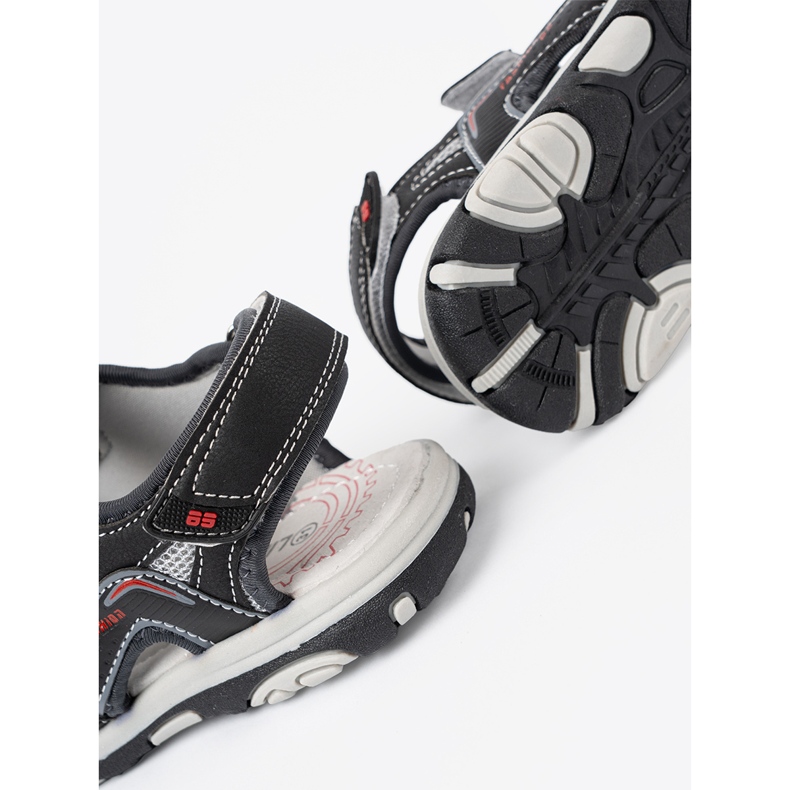 Shelvt Sandale crnih dječaka crno 1