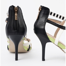 Shelvt Sandale na prugastom pin višebojan 2