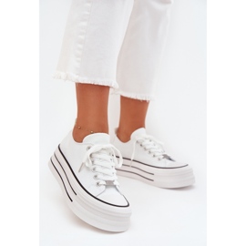 Boto Ženske tenisice na masivnoj platformi bijele marine bijela 2