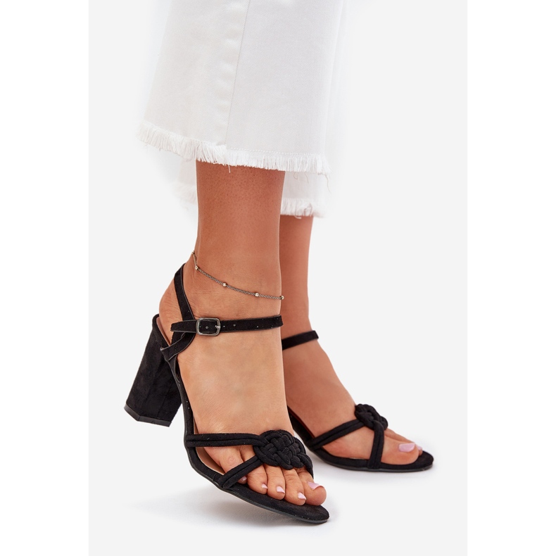 Boto Ženske sandale na crnoj Mavira Post crna 1