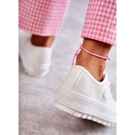 Big Star Oslikane ženske tenisice Velika zvijezda KK274045 White bijela 3