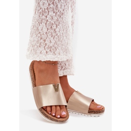 Boto Ženski okretni lepci na plutanoj platformi s ukrasnim detaljima zlata Vessira zlatni 1