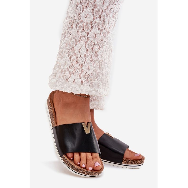 Boto Ženski okretni lepci na plutanoj platformi s ukrasnim detaljima crni vessira crno 1