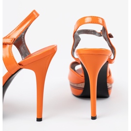 Shelvt Sandale s visokim narančama narančasta 1