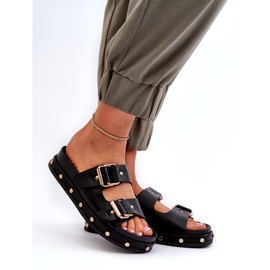 Ženski flip lete na platformi Big Star NN274082 Black crna 1