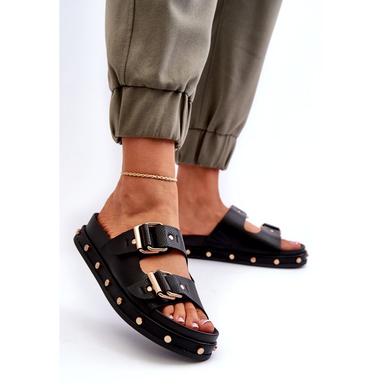 Ženski flip lete na platformi Big Star NN274082 Black crna 2