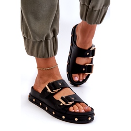 Ženski flip lete na platformi Big Star NN274082 Black crna 3