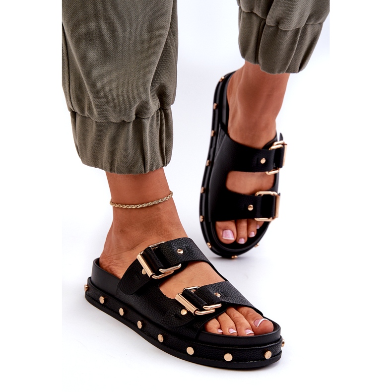 Ženski flip lete na platformi Big Star NN274082 Black crna 3