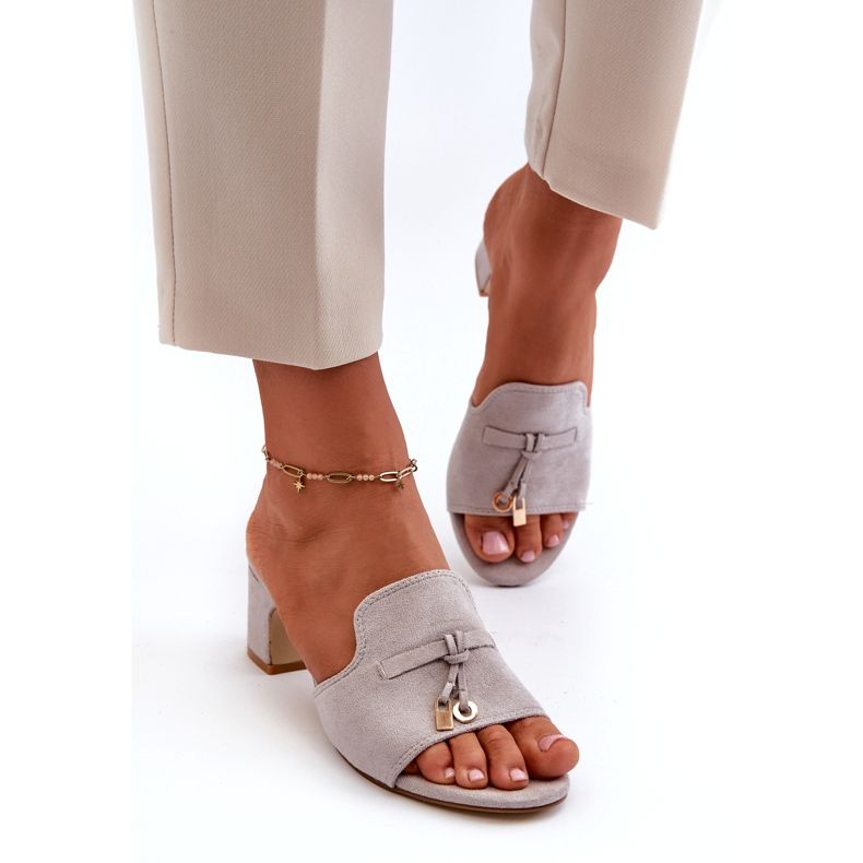 Seastar Ženske flip-flops sa sivo-sivim eko-chubby siva 1