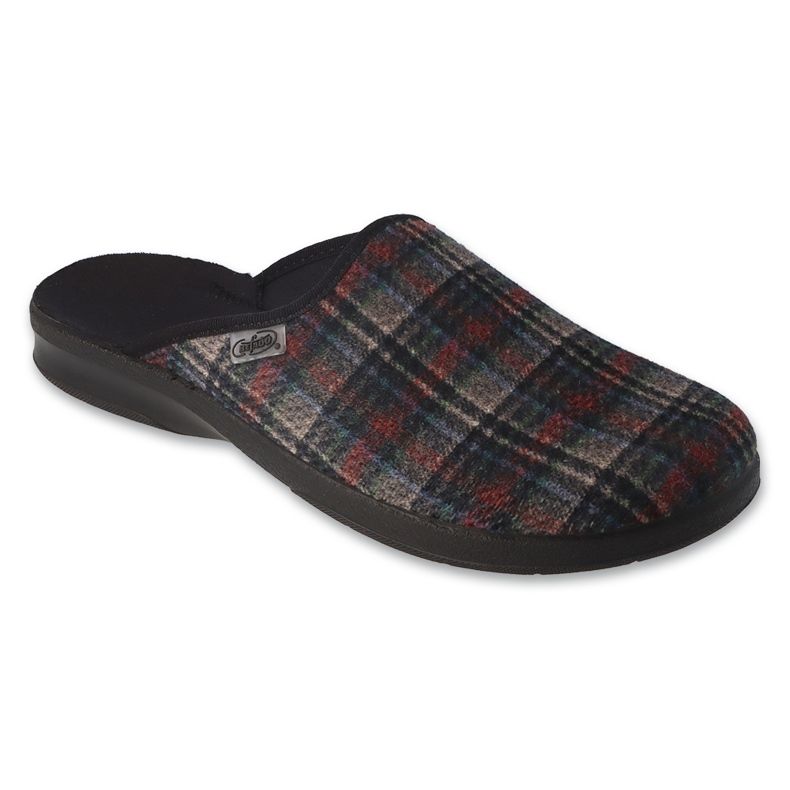 Befado muške papuče pu 548M037 šareni karirani višebojan 1