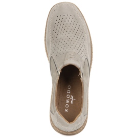 KOMODO Muške kožne cipele casual 854/2 sive siva 5