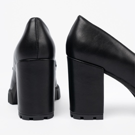 Shelvt Crni lukavi na postu s potplatom za traper crna 2