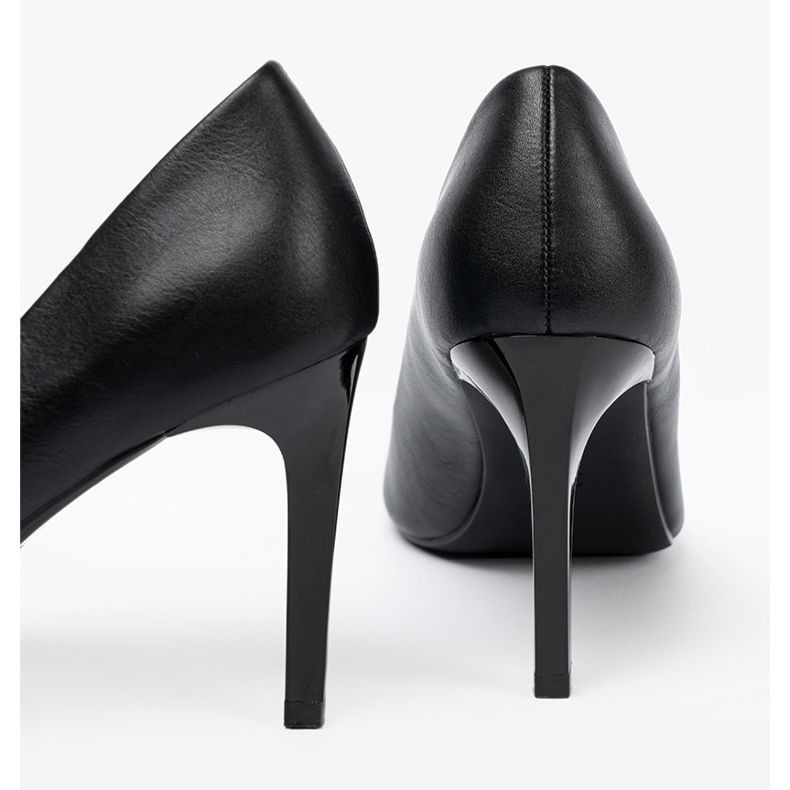 Sergio Leone Klasične crne pumpe na visokoj peti crna 2