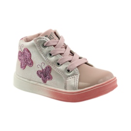 American Club Američki leptiri za sportske djevojke ružičasta siva 1