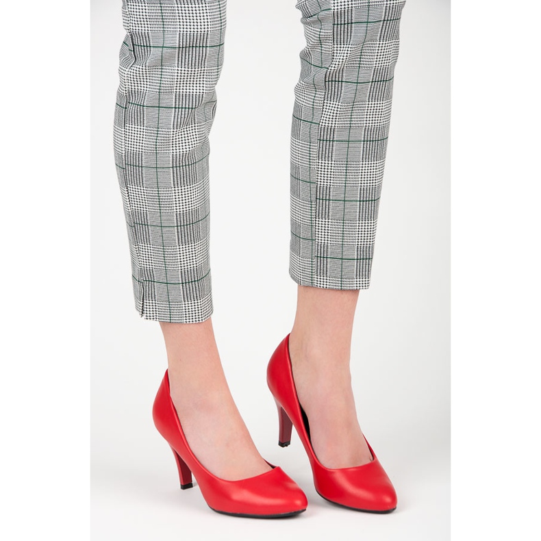 Crvene visoke potpetice crvena 1