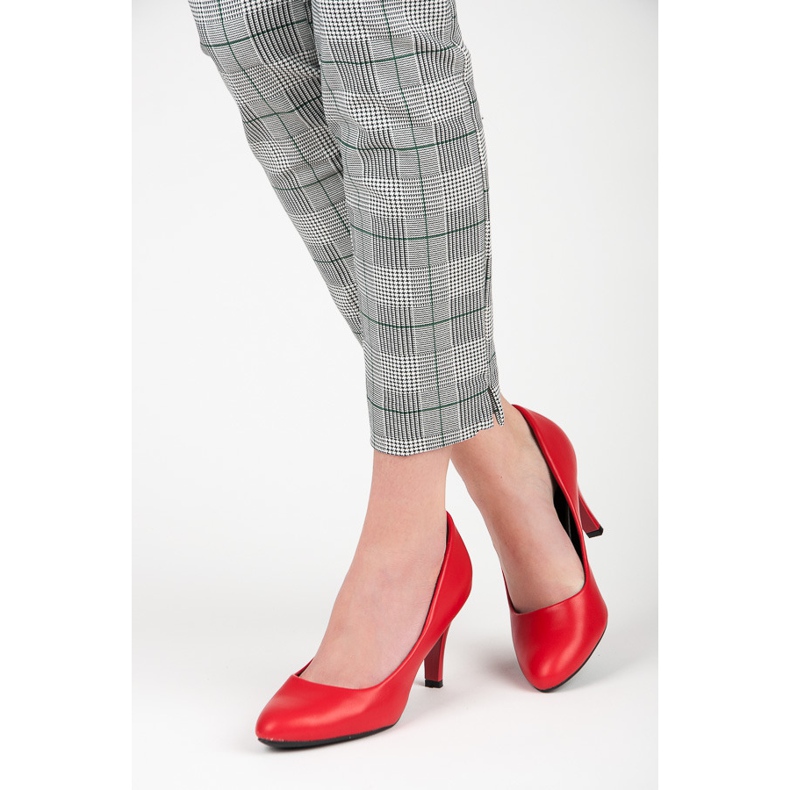 Crvene visoke potpetice crvena 2