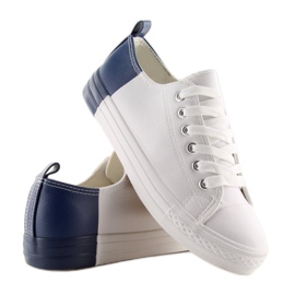 Dvobojne bijele tenisice BK378 WHITE / D.BLUE bijela 1