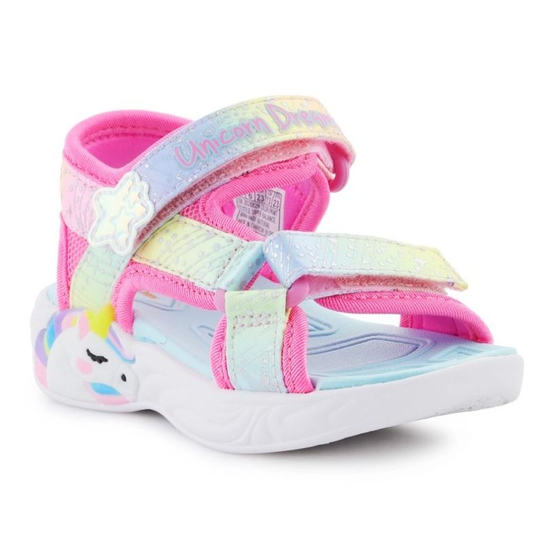 Sandale Skechers S Lights Unicorn Dreams Sandal-Majestic Bliss Jr 302682N-PKMTT ružičasta 1