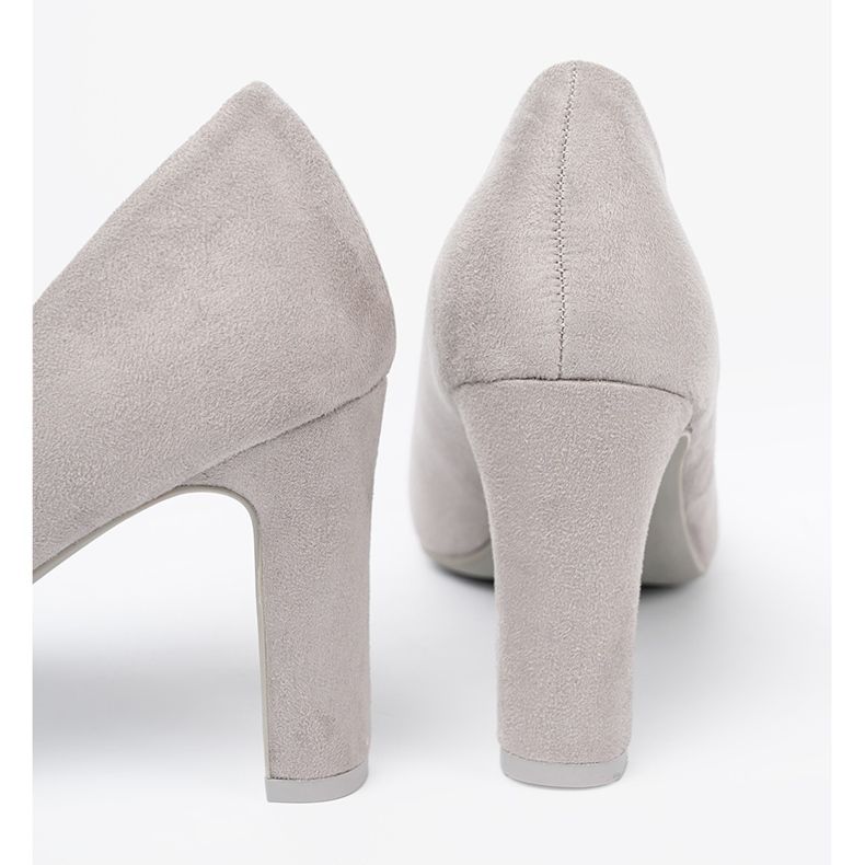 Seastar Klasične sive visoke potpetice siva 2