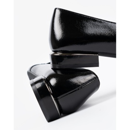 Lakirani loaferi s ukrasnom stezaljkom Sergio Leone crna 1