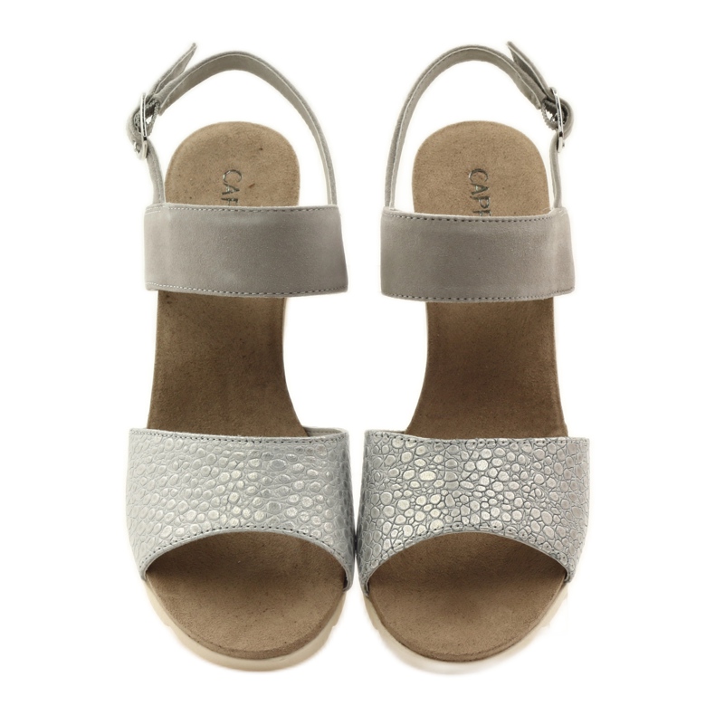 Caprice sandale ženske cipele 28701 siva 4