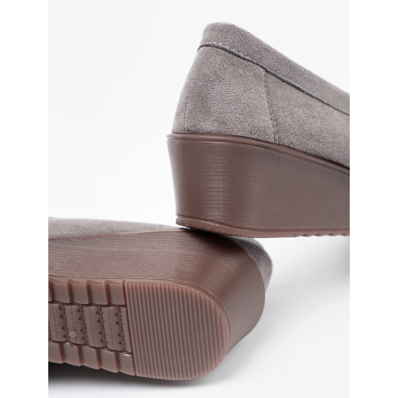 Shelvt Sive cipele sa zlatnim medvjedićem siva 1