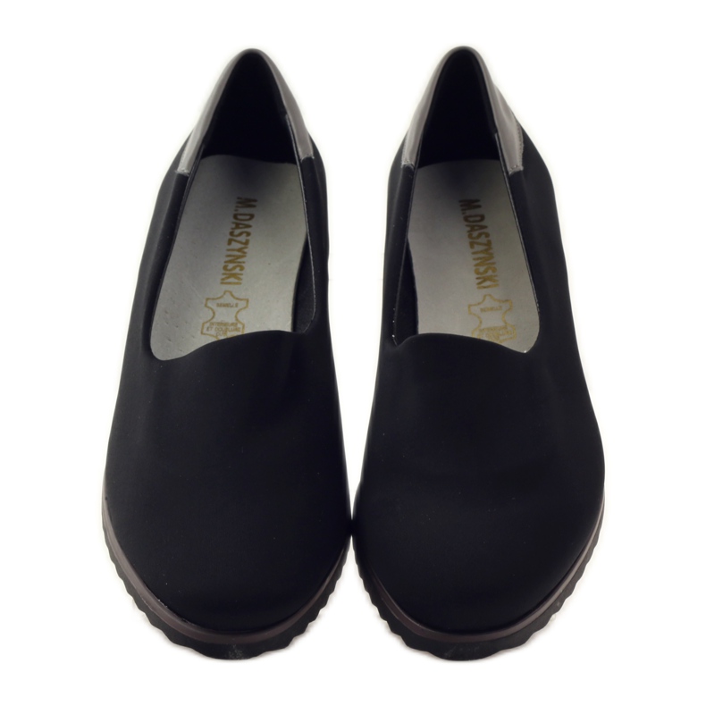 M.Daszyński Ženske cipele od likre Daszyński 1625 crna 4