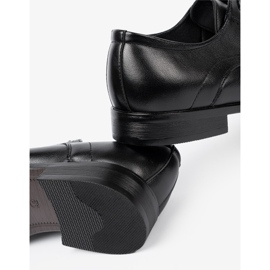 Shelvt Elegantne muške cipele u klasičnom crnoj i sjaju crna 1