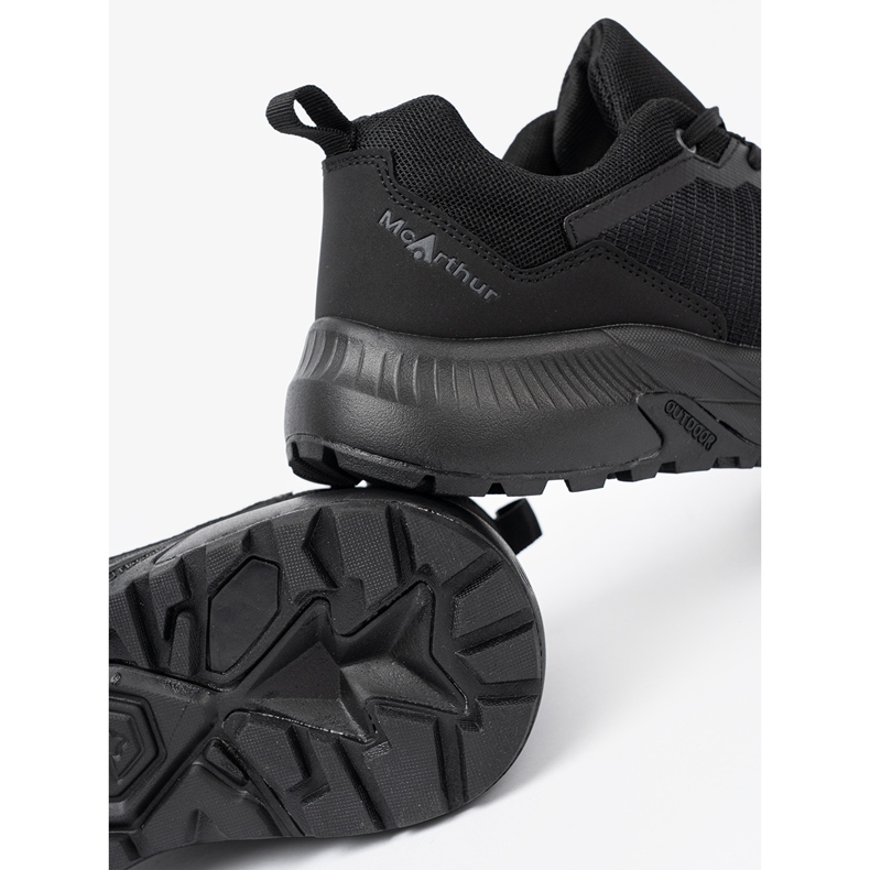 Shelvt Crne tenisice s tekstilnim menhur muškim gornjim dijelom crna 1