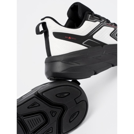 Shelvt Udobne bijele i crne sportske cipele s mrežnom strukturom McArthur 2