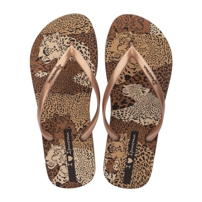 IPanema Animal Flip -flops u 83617AY384 smeđa 2