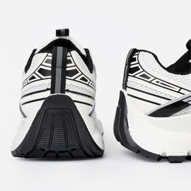 Shelvt Bijele i bijele udobne tenisice s mrežicom 1