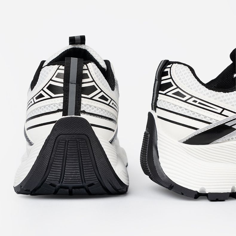 Shelvt Bijele i bijele udobne tenisice s mrežicom 1