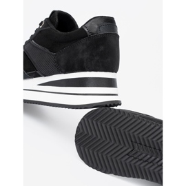 Shelvt Moderne crne tenisice s sjajnim umetcima crna 1