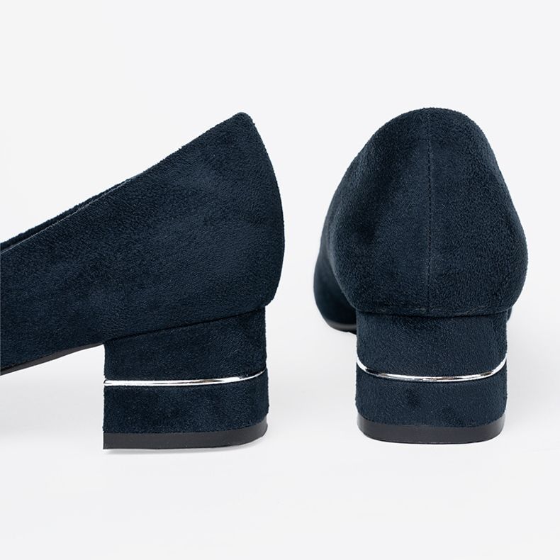 Goodin Pumpe s ukrasnim remenom plava 1