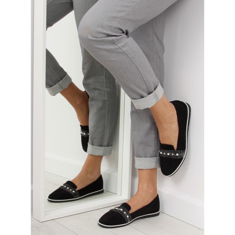 Crne mokasine lordsy JN-181 Black crno 1