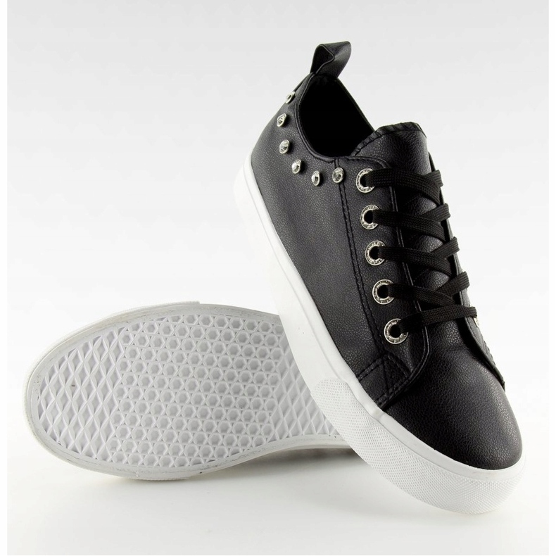 Crne BL122p Crne tenisice sa kubičnim cirkonijem crno 1