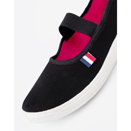 Shelvt Lagane crne cipele s fleksibilnim remenom crno 1