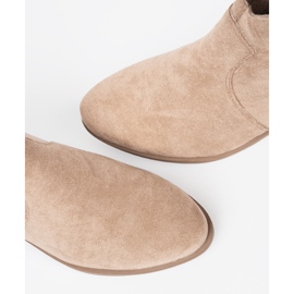 Seastar Bež čizme suede kaubojske čizme 1