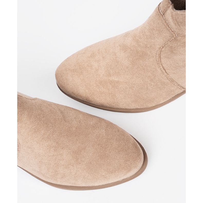 Seastar Bež čizme suede kaubojske čizme 1