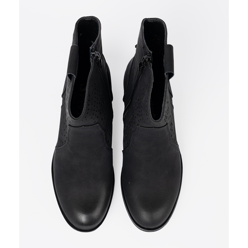 Seastar Otvorene crne čizme crno 2