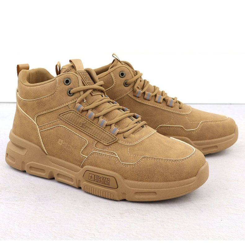 Big Star Muške sportske cipele sa gležnjama svijetlo smeđa velika zvijezda SS174281 1