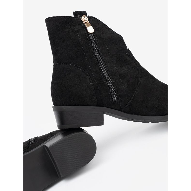 Seastar Crne čizme suede kaubojske čizme crna 1