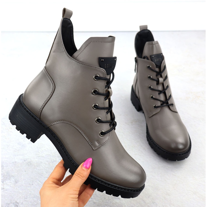 Ženske čizme izolirane siva Vinceza 58609 izolirana 1