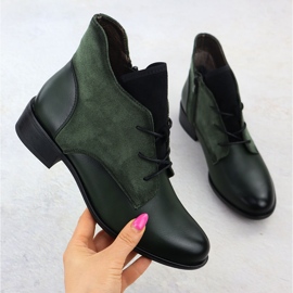 Jezzi Ženske izolirane zelene čizme ASA198-15 zelena 1