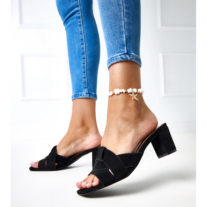 Crni klasični flip jarudi na pošti Risana Ekozamszu crna 1